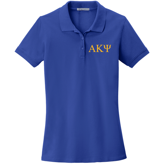Alpha Kappa Psi Ladies' Embroidered Polo Shirt