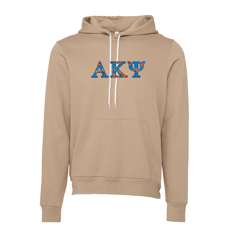 Alpha Kappa Psi Applique Letters Hooded Sweatshirt