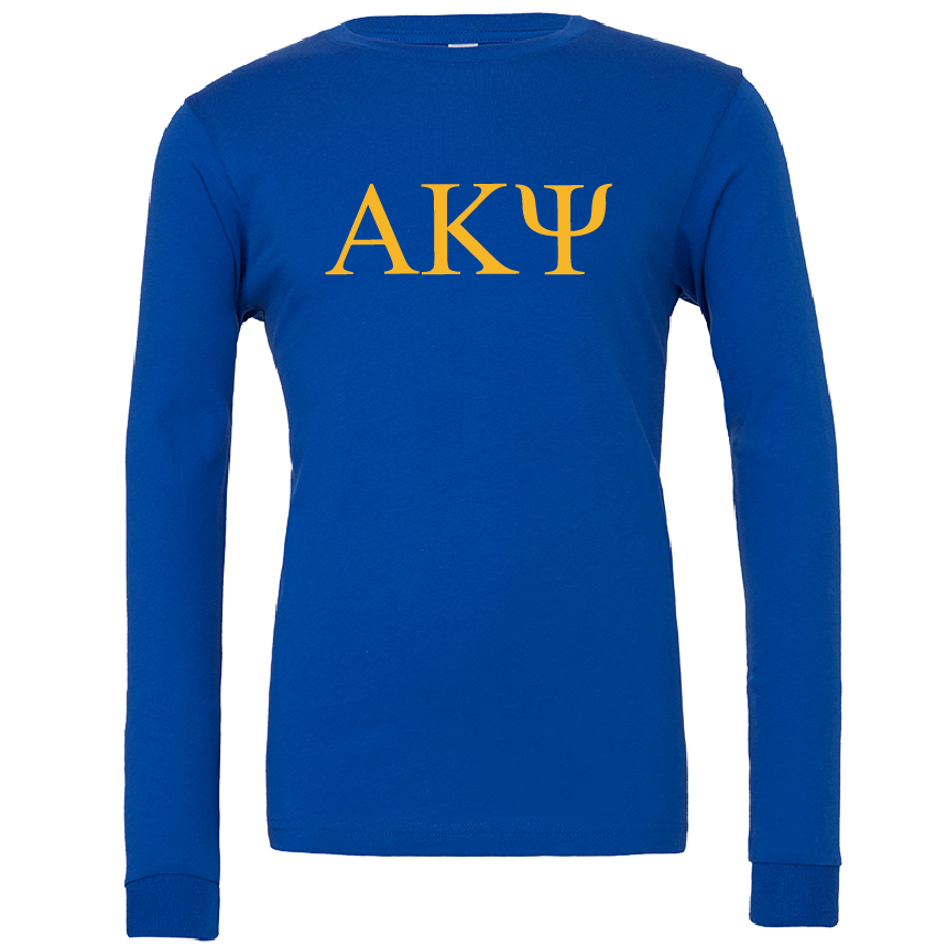 Alpha Kappa Psi Lettered Long Sleeve T-Shirts