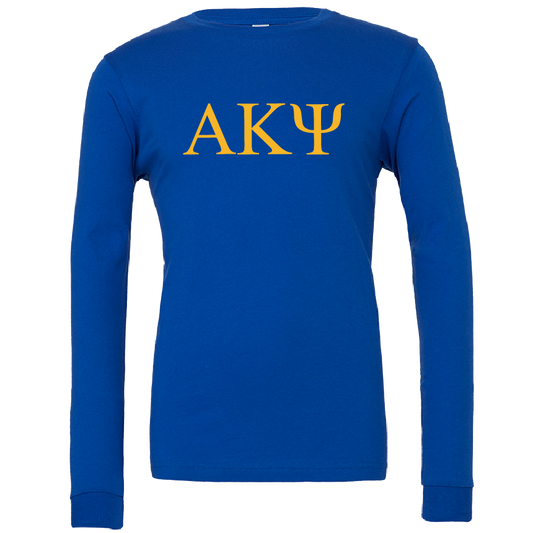 Alpha Kappa Psi Lettered Long Sleeve T-Shirts