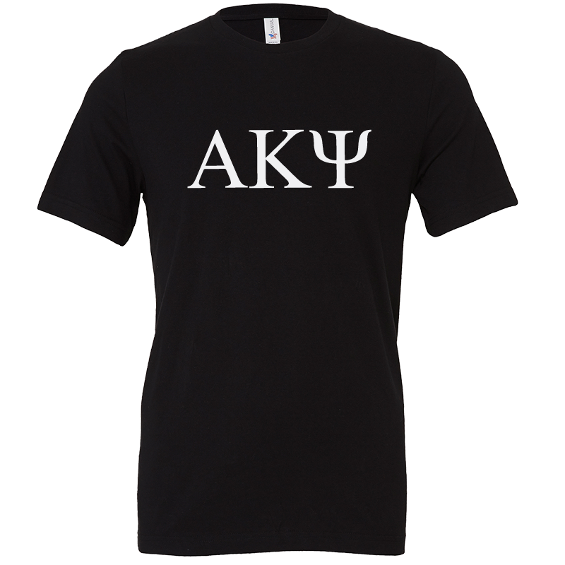 Alpha Kappa Psi Lettered Short Sleeve T-Shirts
