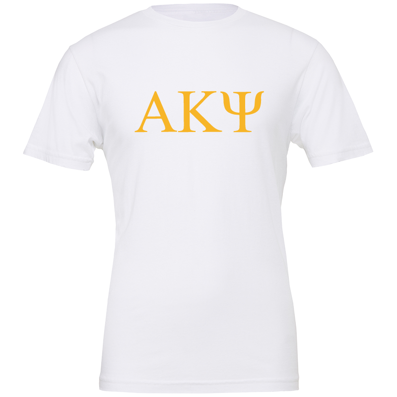 Alpha Kappa Psi Lettered Short Sleeve T-Shirts