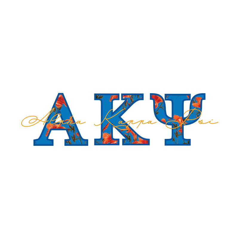 Alpha Kappa Psi Applique Letters Crewneck Sweatshirt