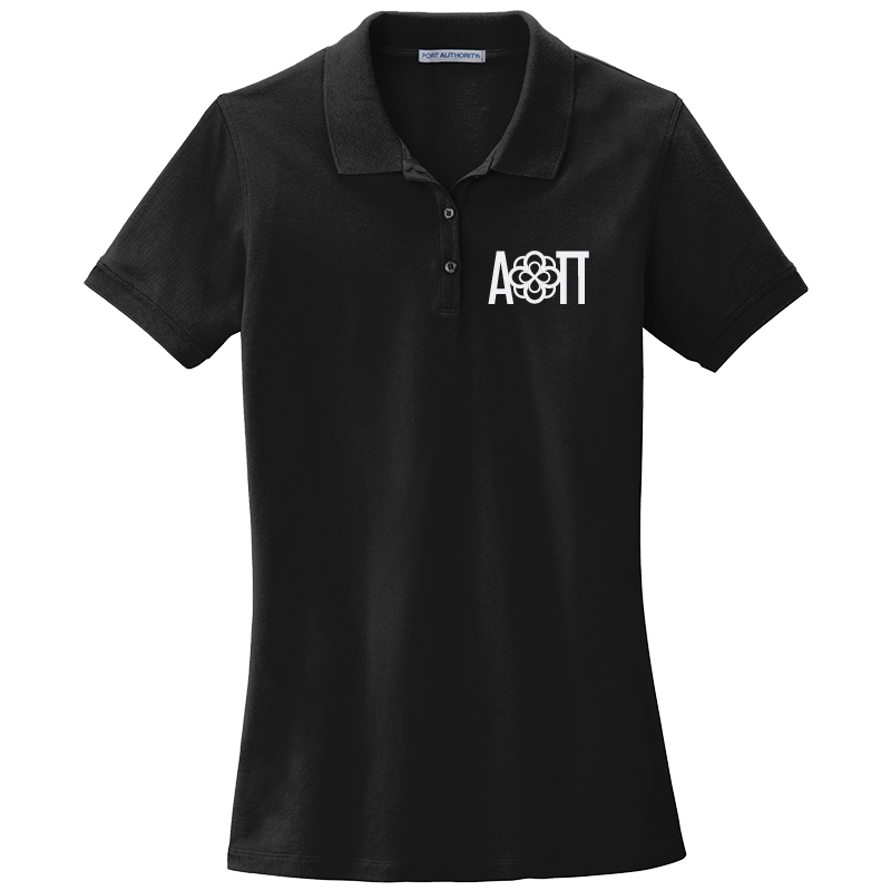 Alpha Omicron Pi Ladies' Embroidered Polo Shirt