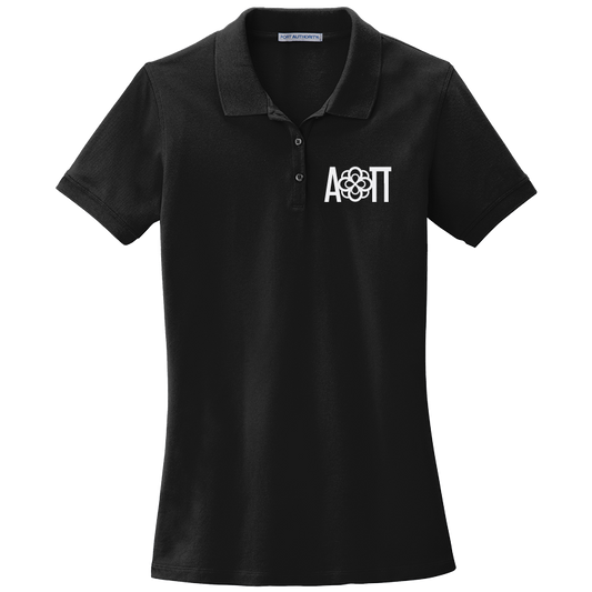 Alpha Omicron Pi Ladies' Embroidered Polo Shirt