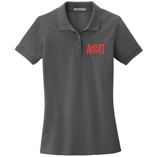 Alpha Omicron Pi Ladies' Embroidered Polo Shirt