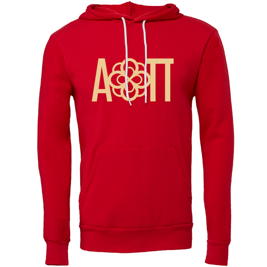 Alpha Omicron Pi Lettered Hooded Sweatshirts