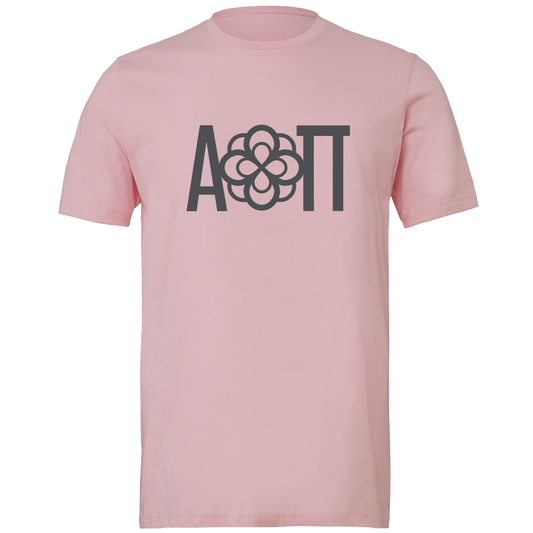 Alpha Omicron Pi Lettered Short Sleeve T-Shirts