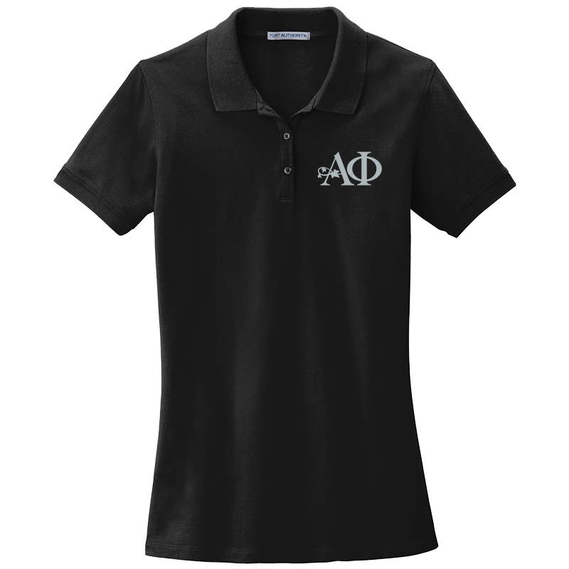 Alpha Phi Ladies' Embroidered Polo Shirt