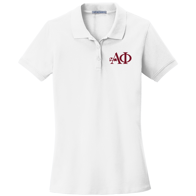 Alpha Phi Ladies' Embroidered Polo Shirt