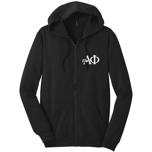 Alpha Phi Zip-Up Hooded Sweatshirts
