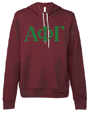 Alpha Phi Gamma Hooded Sweatshirts