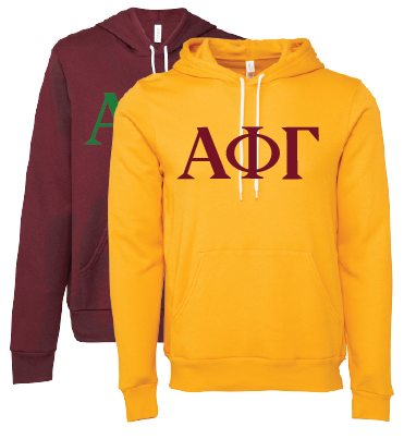 Alpha Phi Gamma Hooded Sweatshirts