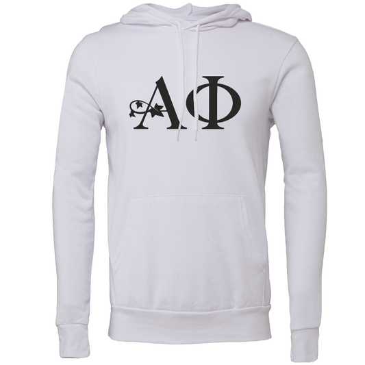 Alpha Phi Lettered Hooded Sweatshirts