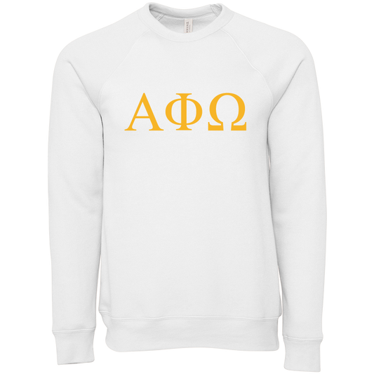 Alpha Phi Omega Lettered Crewneck Sweatshirts