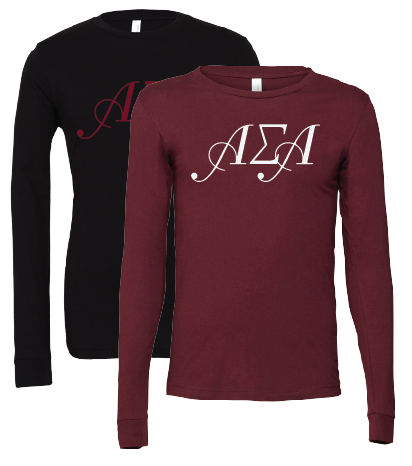 Alpha Sigma Alpha Long Sleeve T-Shirts
