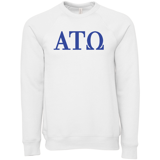 Alpha Tau Omega Lettered Crewneck Sweatshirts