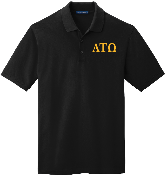 Alpha Tau Omega Men's Embroidered Polo Shirt