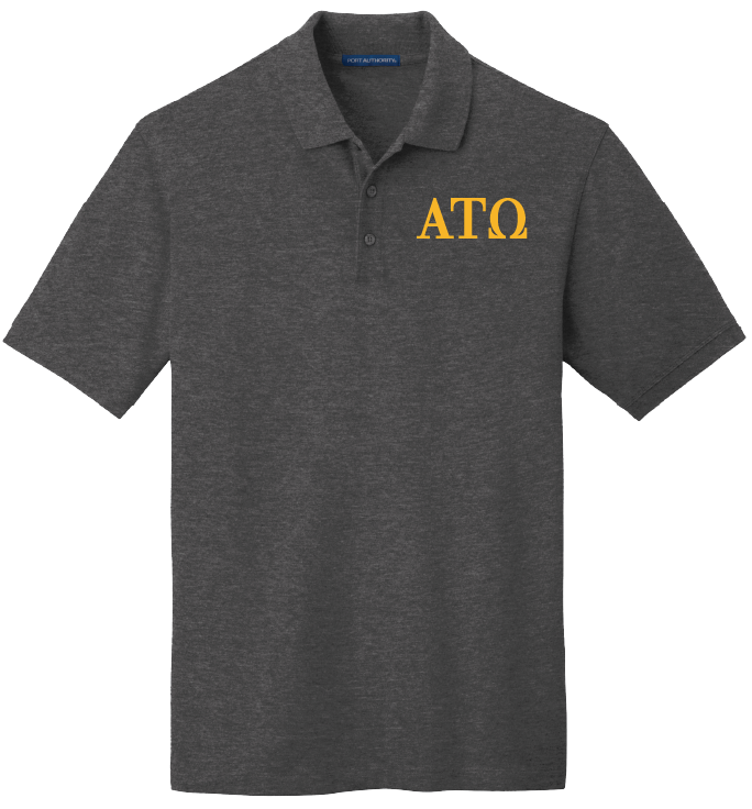 Alpha Tau Omega Men's Embroidered Polo Shirt
