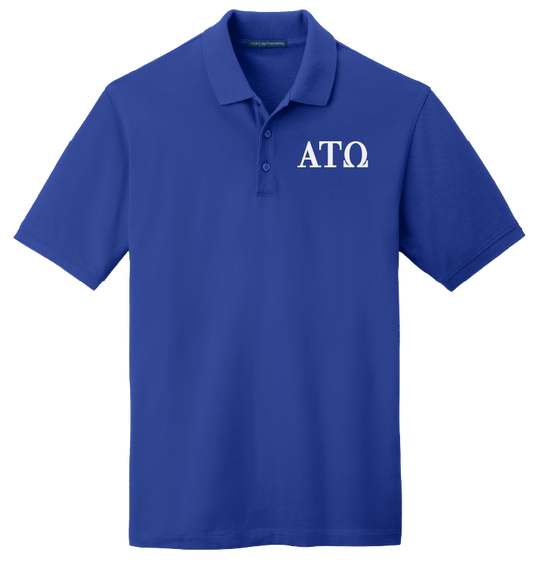 Alpha Tau Omega Men's Embroidered Polo Shirt