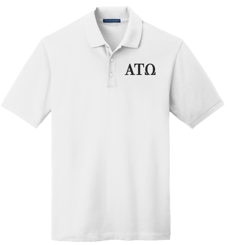 Alpha Tau Omega Men's Embroidered Polo Shirt