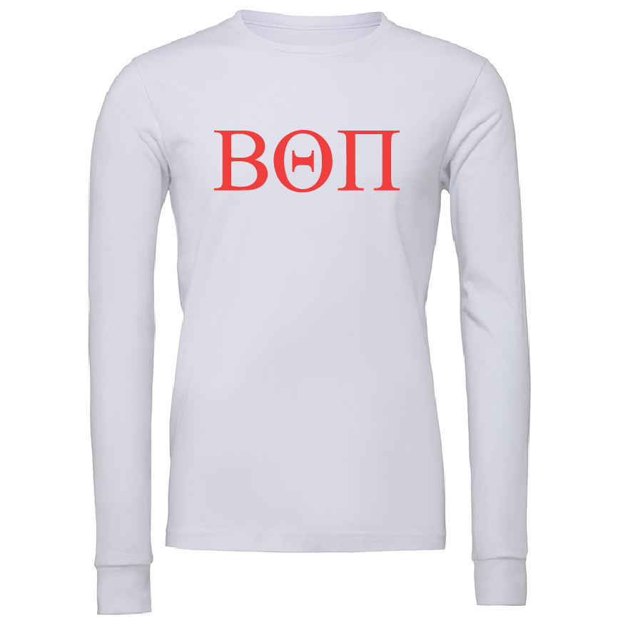 Beta Theta Pi Lettered Long Sleeve T-Shirts