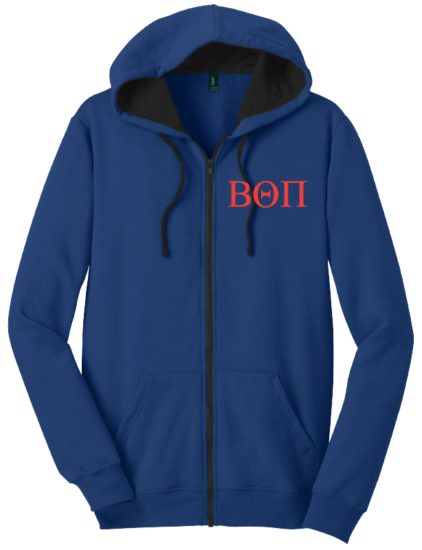 Beta Theta Pi Zip-Up Hooded Sweatshirts