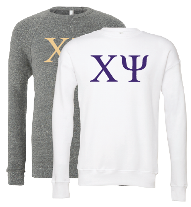 Chi Psi Crewneck Sweatshirts