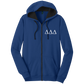 Delta Delta Delta Zip-Up Hooded Sweatshirts