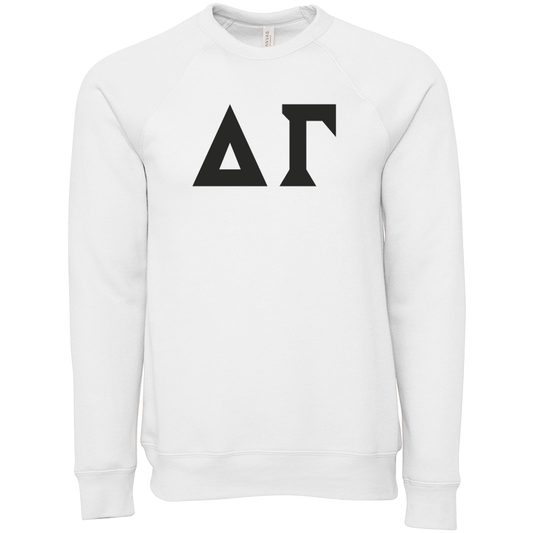 Delta Gamma Lettered Crewneck Sweatshirts