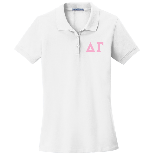 Delta Gamma Ladies' Embroidered Polo Shirt