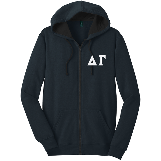Delta Gamma Zip-Up Hooded Sweatshirts