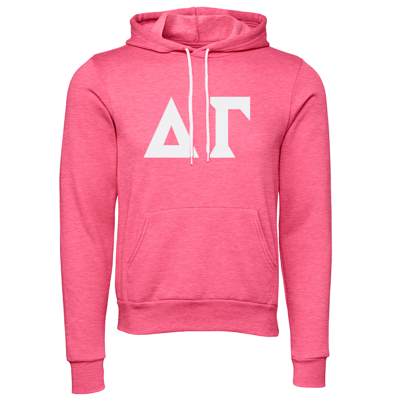 Delta Gamma Lettered Hooded Sweatshirts
