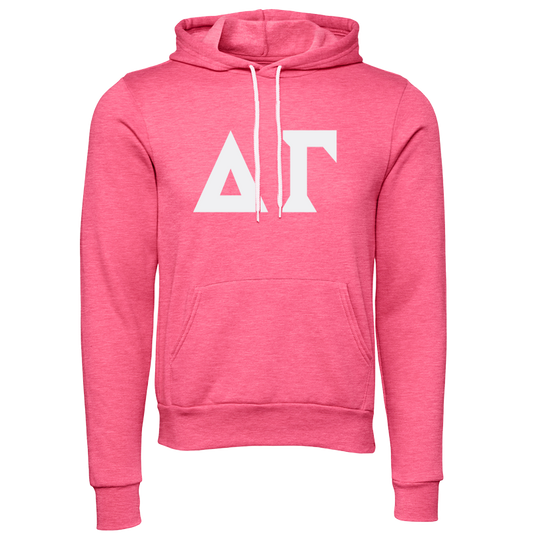 Delta Gamma Lettered Hooded Sweatshirts