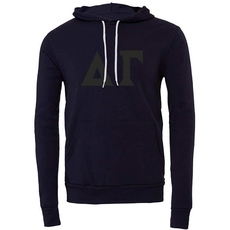 Delta Gamma Lettered Hooded Sweatshirts