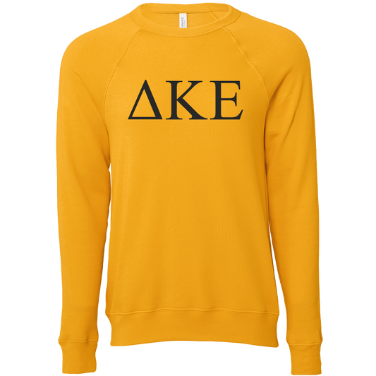 Delta Kappa Epsilon Embroidered Lettered Crewneck Sweatshirts