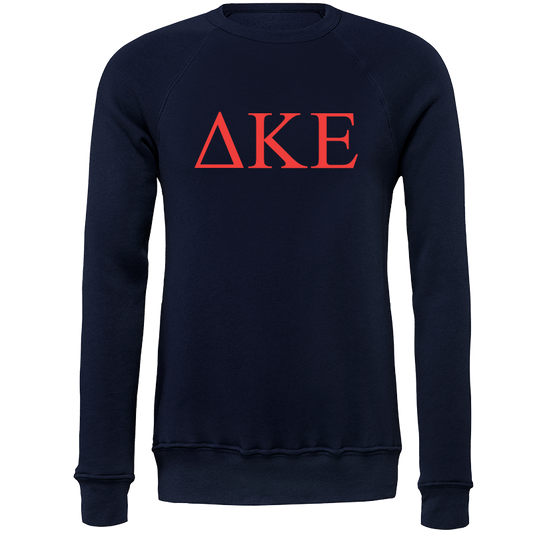 Delta Kappa Epsilon Lettered Crewneck Sweatshirts