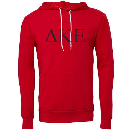 Delta Kappa Epsilon Lettered Hooded Sweatshirts