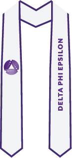 Delta Phi Epsilon Graduation Stoles