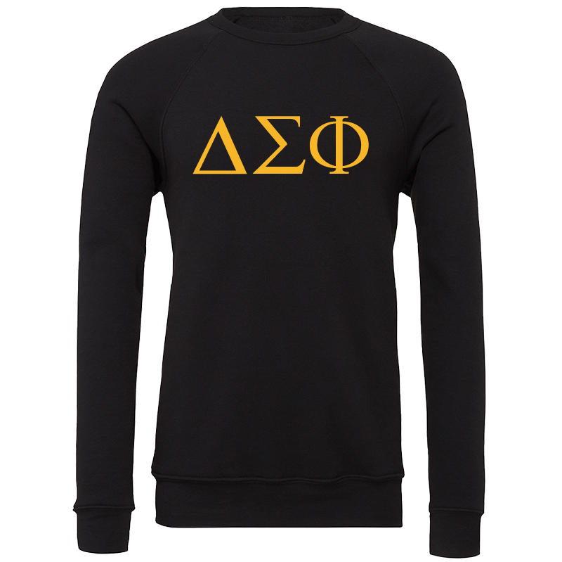 Delta Sigma Phi Lettered Crewneck Sweatshirts