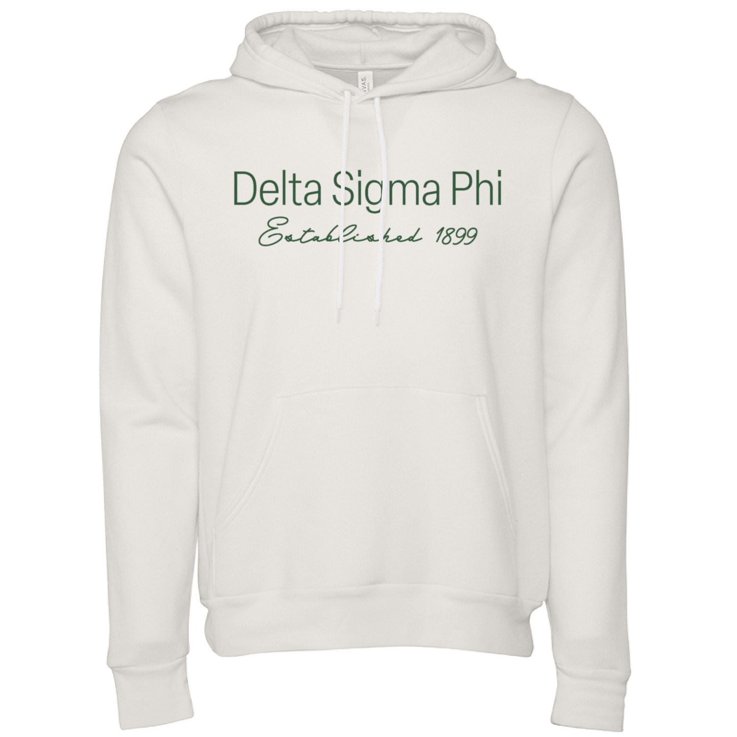 Delta Sigma Phi Embroidered Printed Name Hooded Sweatshirts