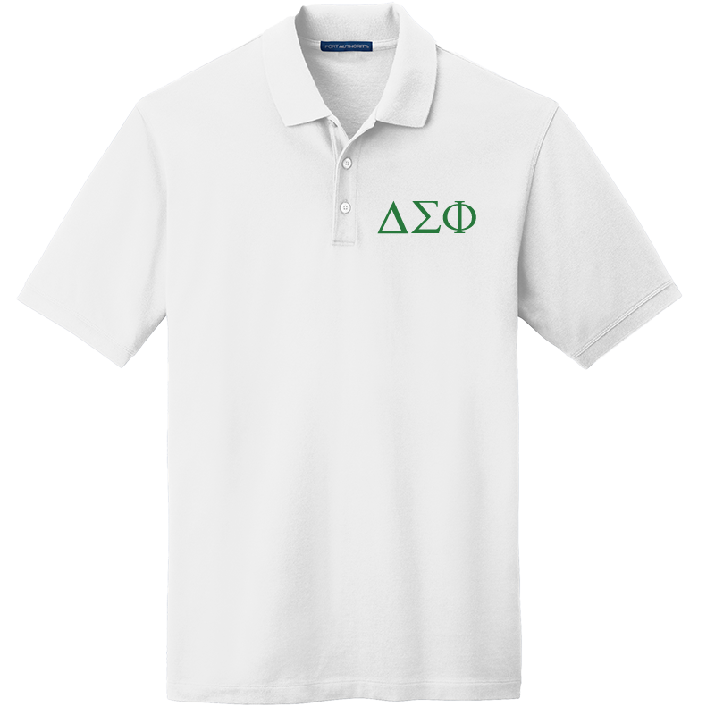 Delta Sigma Phi Men's Embroidered Polo Shirt