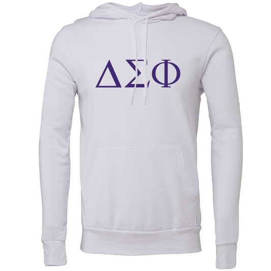 Delta Sigma Phi Lettered Hooded Sweatshirts
