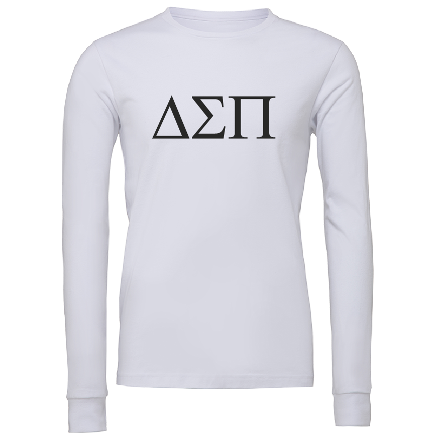 Delta Sigma Pi Lettered Long Sleeve T-Shirts