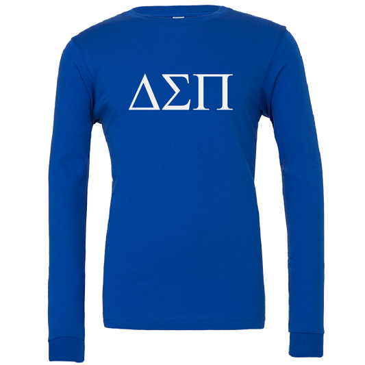 Delta Sigma Pi Lettered Long Sleeve T-Shirts