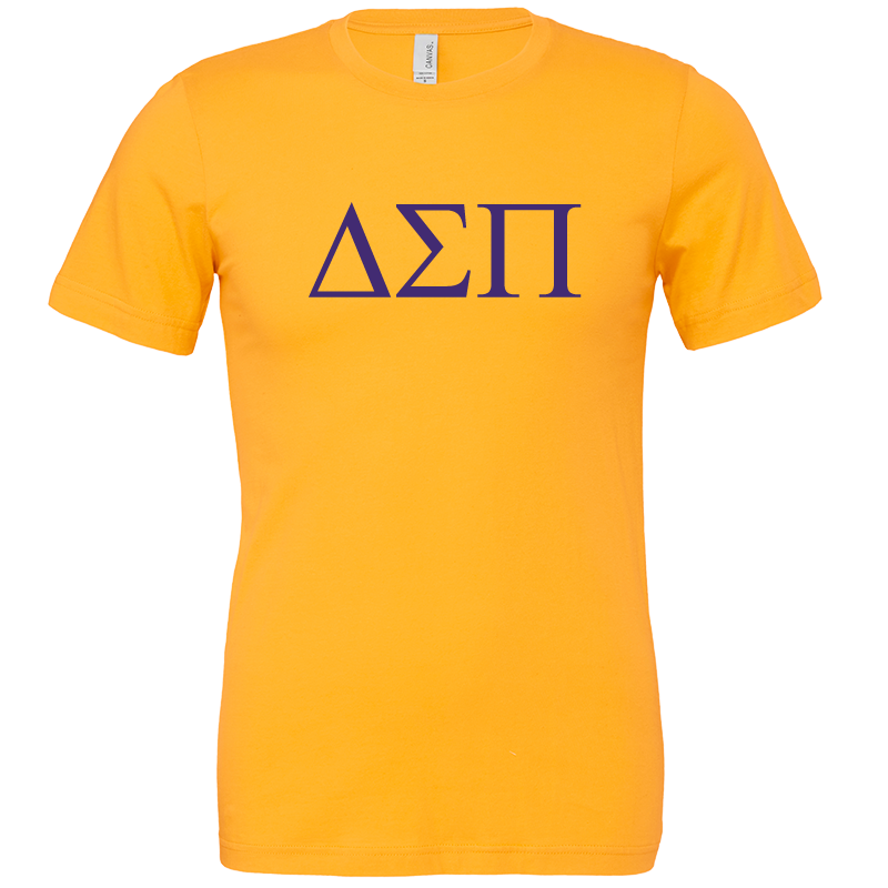 Delta Sigma Pi Lettered Short Sleeve T-Shirts