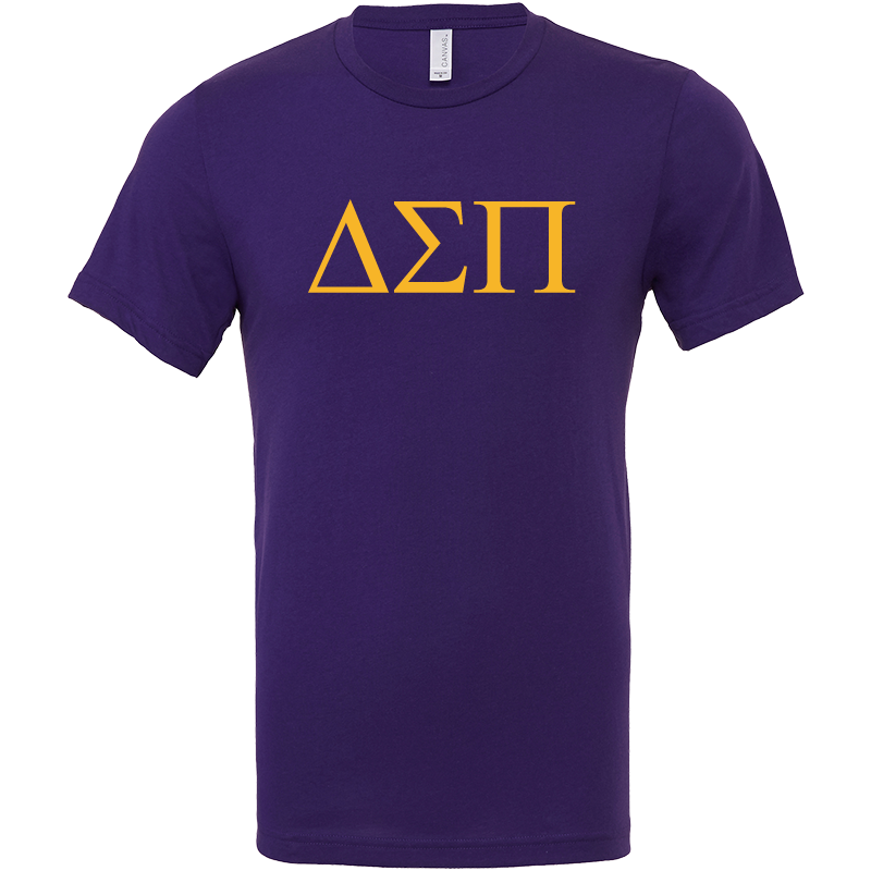 Delta Sigma Pi Lettered Short Sleeve T-Shirts