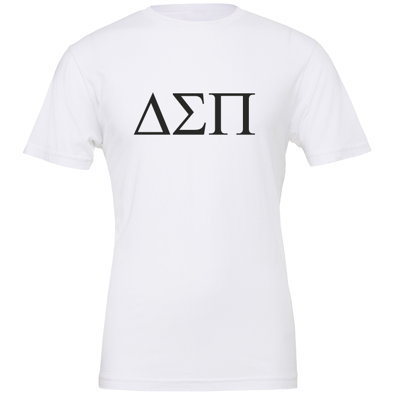 Delta Sigma Pi Lettered Short Sleeve T-Shirts