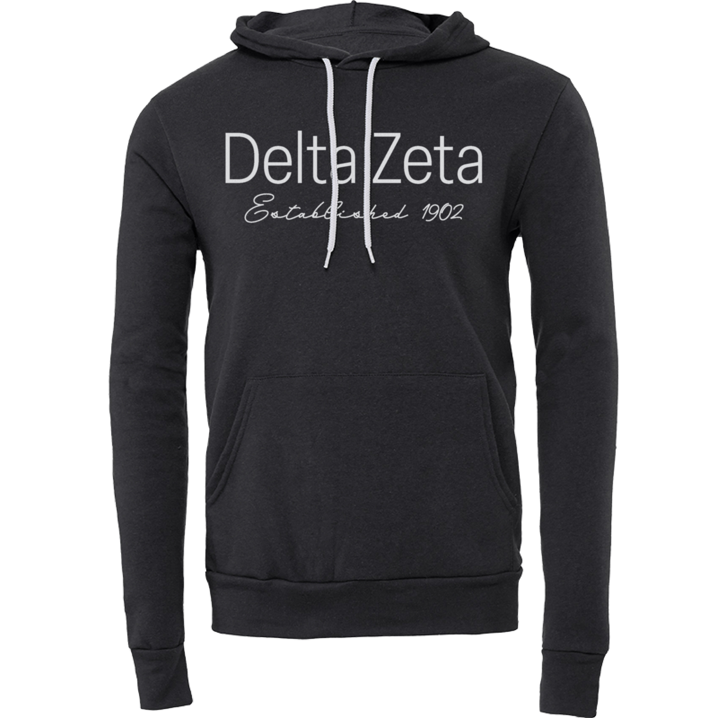 Delta Zeta Embroidered Printed Name Hooded Sweatshirts