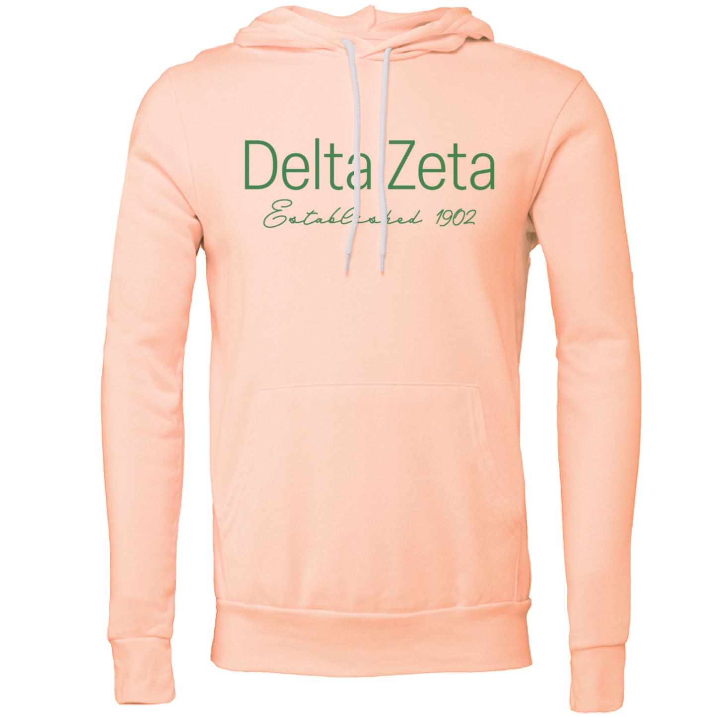 Delta Zeta Embroidered Printed Name Hooded Sweatshirts